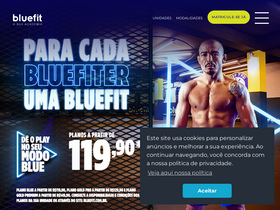 'bluefit.com.br' screenshot