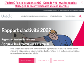 'unedic.org' screenshot