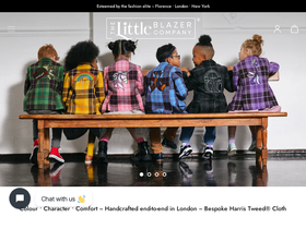 The Little Blazer Company homepage screenshot