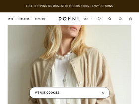 'shopdonni.com' screenshot