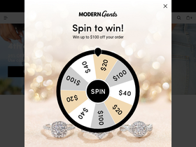 moderngents.com homepage screenshot
