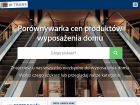 'iktrans.pl' screenshot