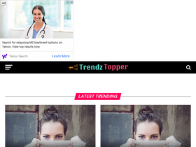 'trendztopper.com' screenshot