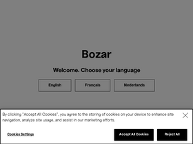 'bozar.be' screenshot