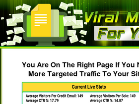 'viralmailerforyou.com' screenshot