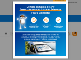 'damiasolar.com' screenshot