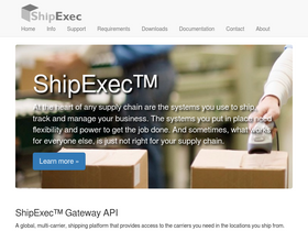 'shipexec.com' screenshot
