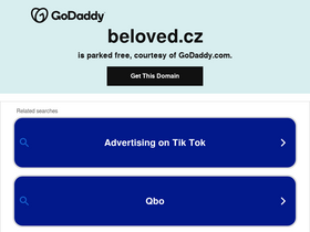 beloved.cz homepage screenshot