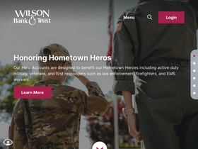 'wilsonbank.com' screenshot