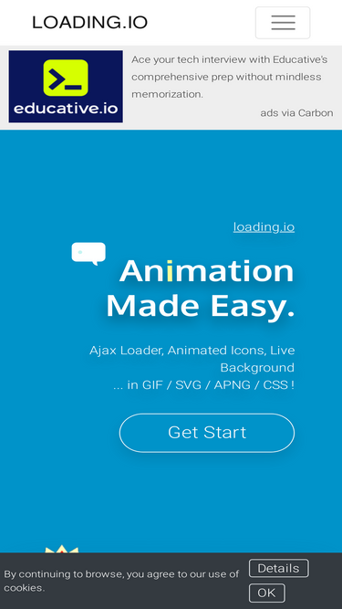  Your SVG + GIF + PNG Ajax Loading Icons and Animation