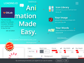 'loading.io' screenshot