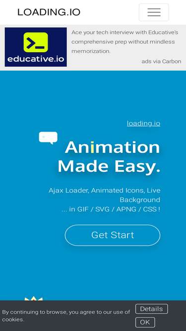  Your SVG + GIF + PNG Ajax Loading Icons and Animation Generator