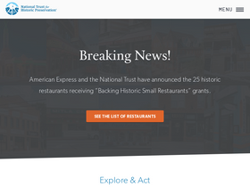 'savingplaces.org' screenshot