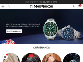 TIMEPIECE homepage screenshot
