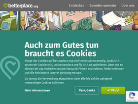 'betterplace.org' screenshot