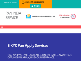 'panindiaservice.com' screenshot