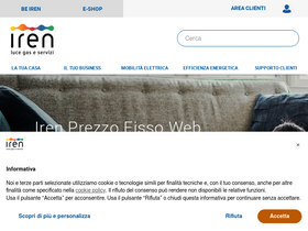 'irenlucegas.it' screenshot