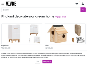 'vivre.si' screenshot