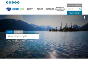 'recyclebc.ca' screenshot