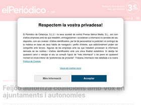 'elperiodico.cat' screenshot