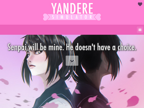 'yanderesimulator.com' screenshot