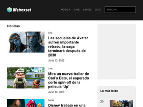 'lifeboxset.com' screenshot