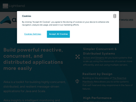 'akka.io' screenshot