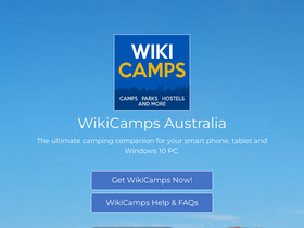'wikicamps.com.au' screenshot
