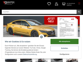 'maxtondesign.de' screenshot