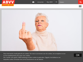 'abvv.be' screenshot