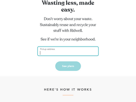'ridwell.com' screenshot