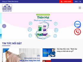 'nhatnhat.com' screenshot