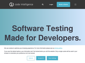 'code-intelligence.com' screenshot