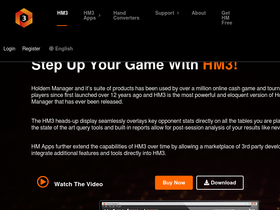 'holdemmanager.com' screenshot