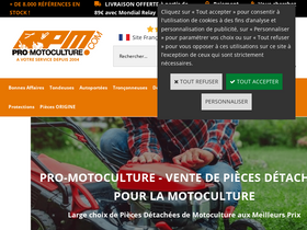 'pro-motoculture.com' screenshot