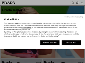 'prada.com' screenshot