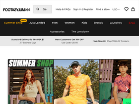 'footasylum.com' screenshot