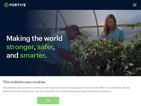 'fortive.com' screenshot