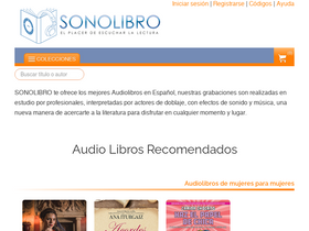 'sonolibro.com' screenshot