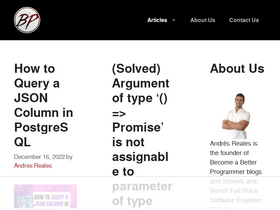 'becomebetterprogrammer.com' screenshot