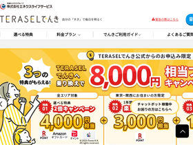 'terasel.jp' screenshot