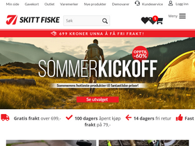 'skittfiske.no' screenshot