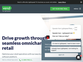 'vendhq.com' screenshot