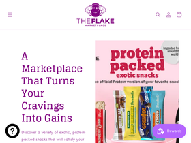 The Flake Marketplace website screenshot
