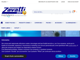 'zavattishop.com' screenshot