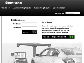 'hunternetwork.com' screenshot