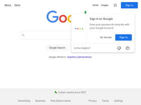 'google.co.cr' screenshot