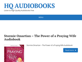 'hqaudiobooks.com' screenshot