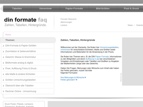'din-formate.de' screenshot