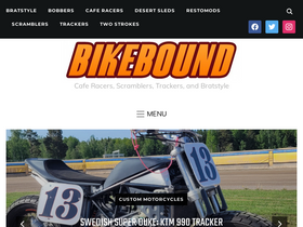 'bikebound.com' screenshot